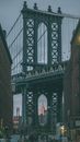 Manhattan Bridge Near Buildings