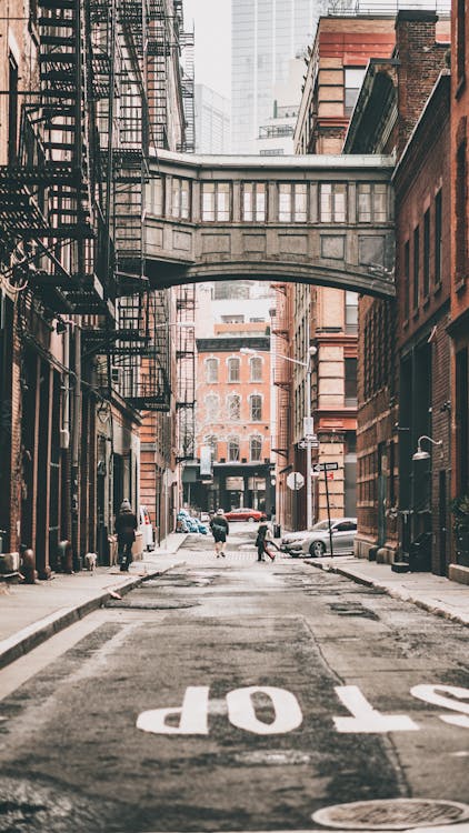 Free A Street in New York City Stock Photo