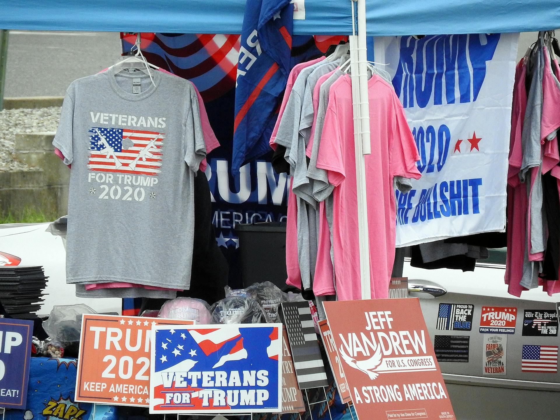 Trump Merch Stand