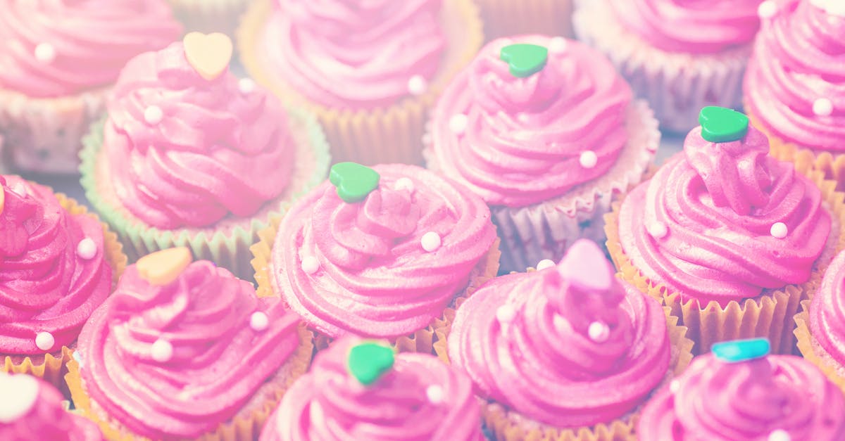 View of Mini Cupcakes Topped With Pink Icings