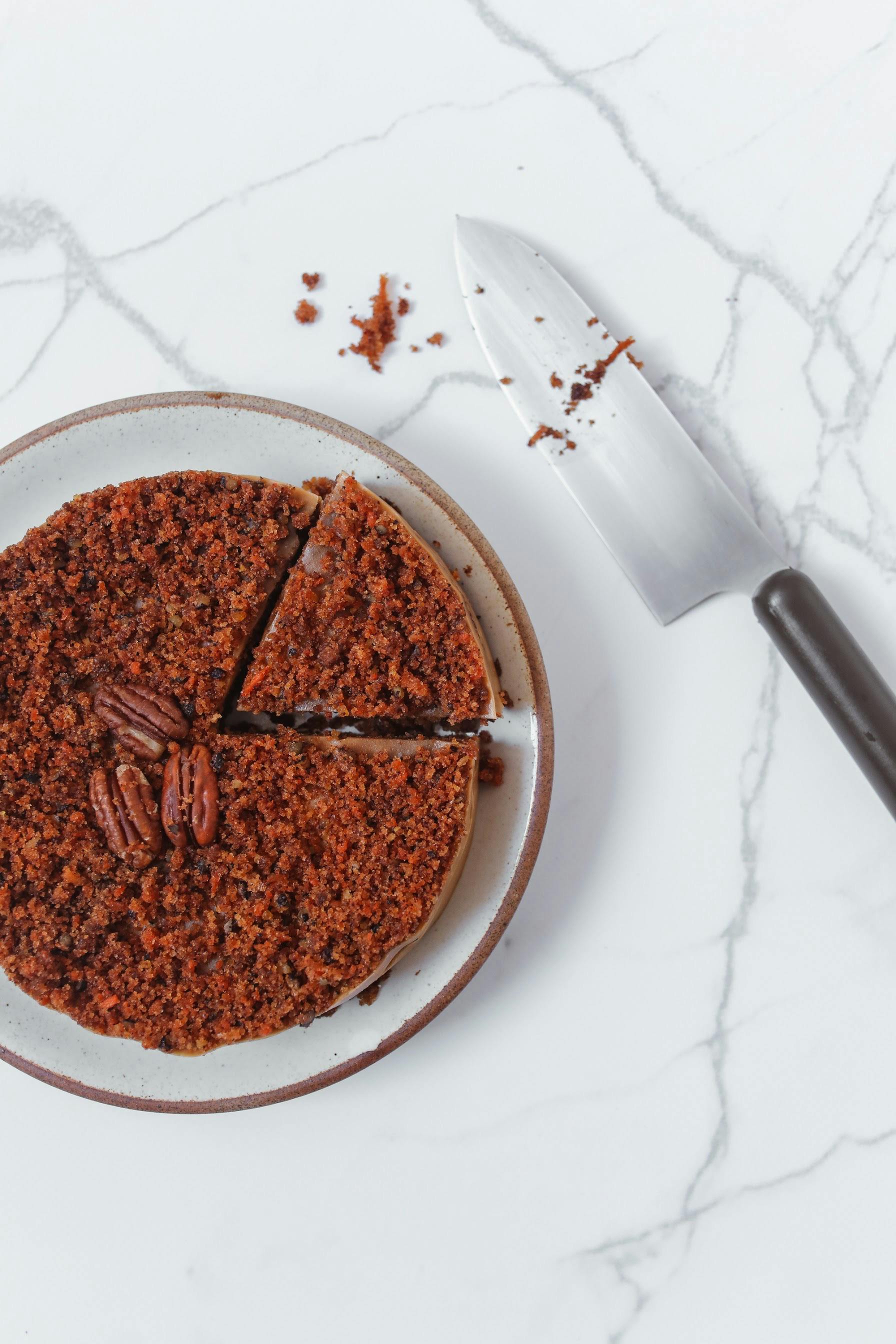 Mixing pie filling ingredients including pecans and Jack Daniels