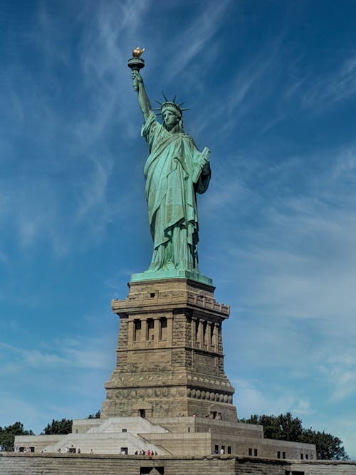 Free Statue of Liberty in New York, USA Stock Photo