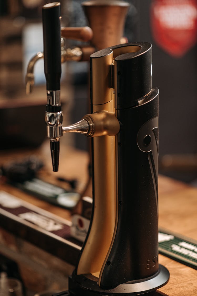 A Beer Tap In A Bar