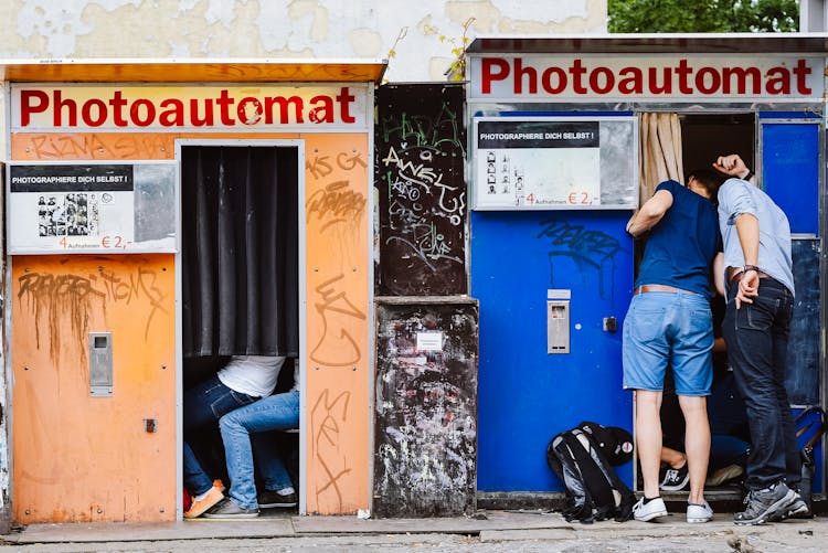 People At Photo Booths