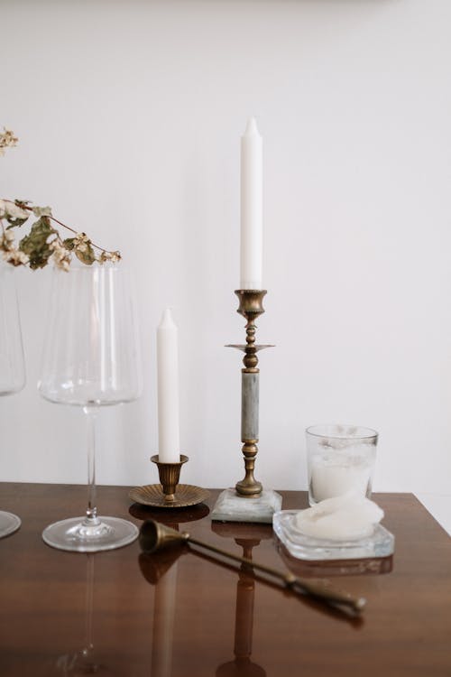 Foto d'estoc gratuïta de candelabros, decoracions, espelmes