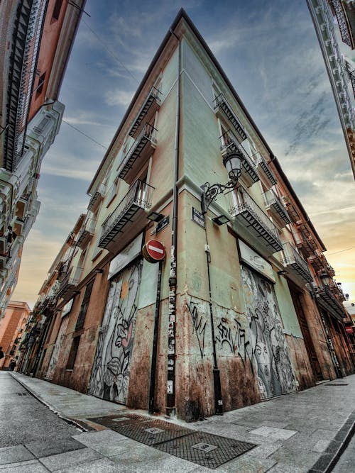 Low Angle Photography of Brown Concrete Building 