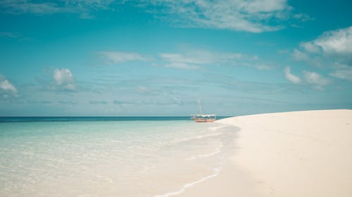 Free Brown Boat on the Shore Stock Photo