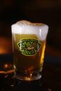 Clear Drinking Glass With Cold Beer