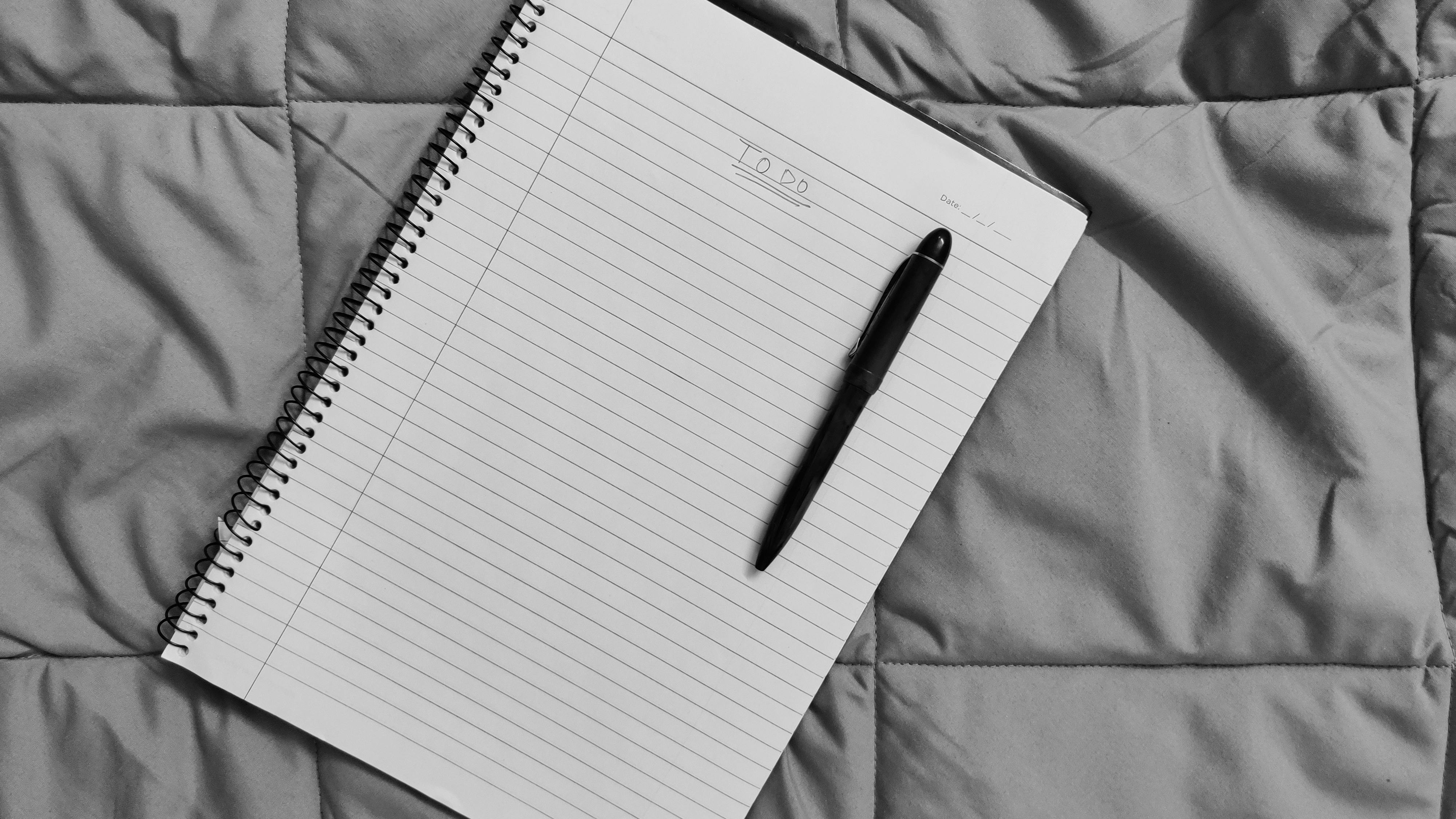 Open blank notebook Stock Photo by ©visualisty 82535172