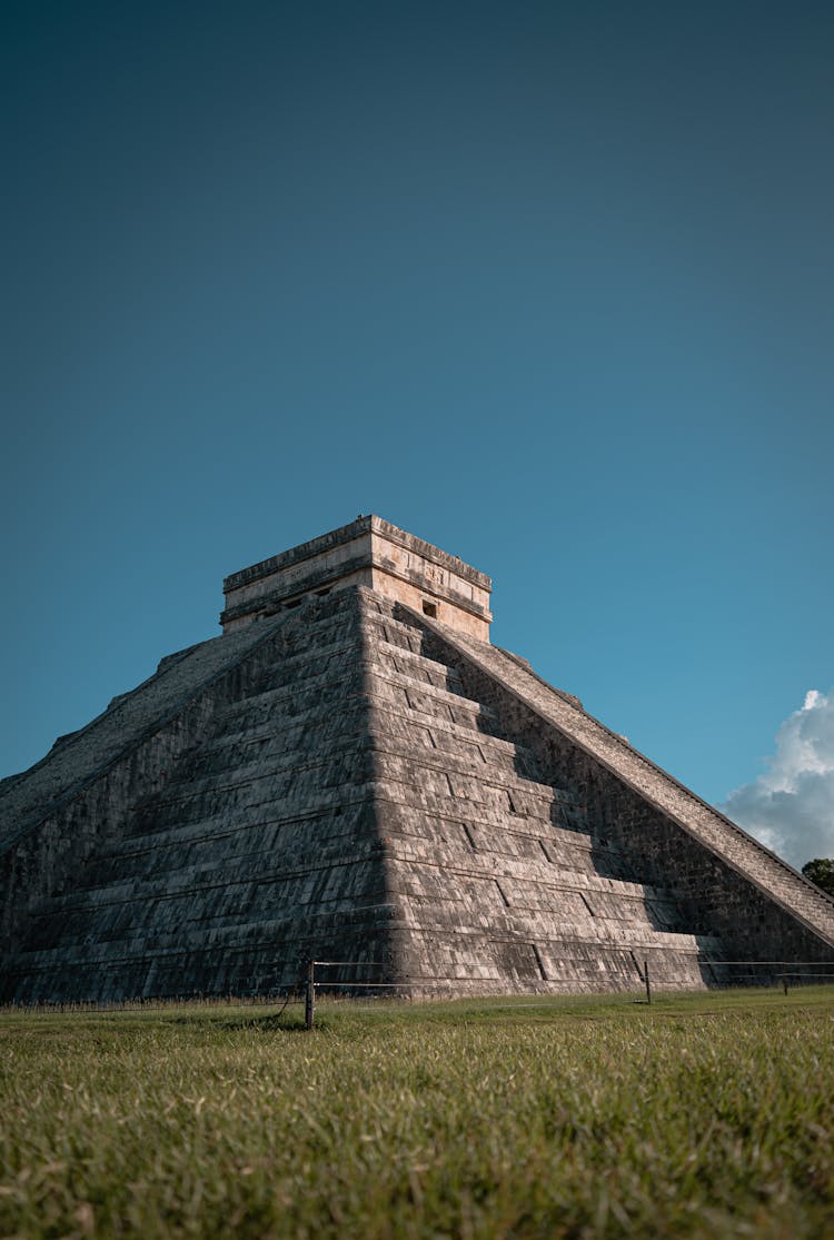 Worm's Eye View Photo Of The El Castillo 