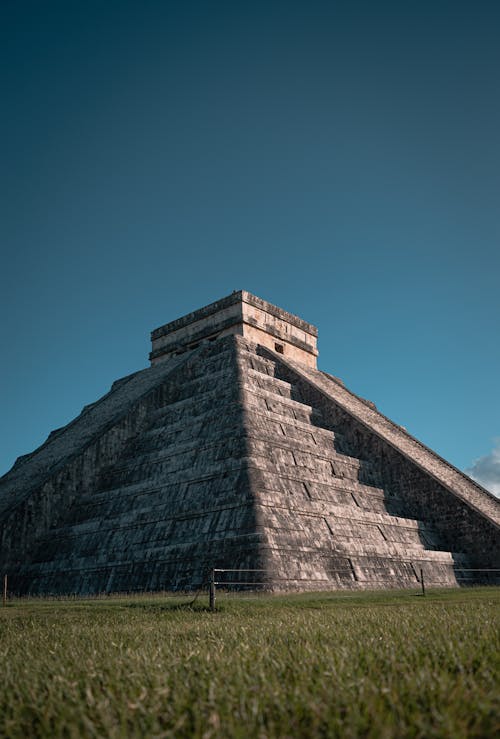 Free Photo of a Famous Pyramid in Mexico Stock Photo