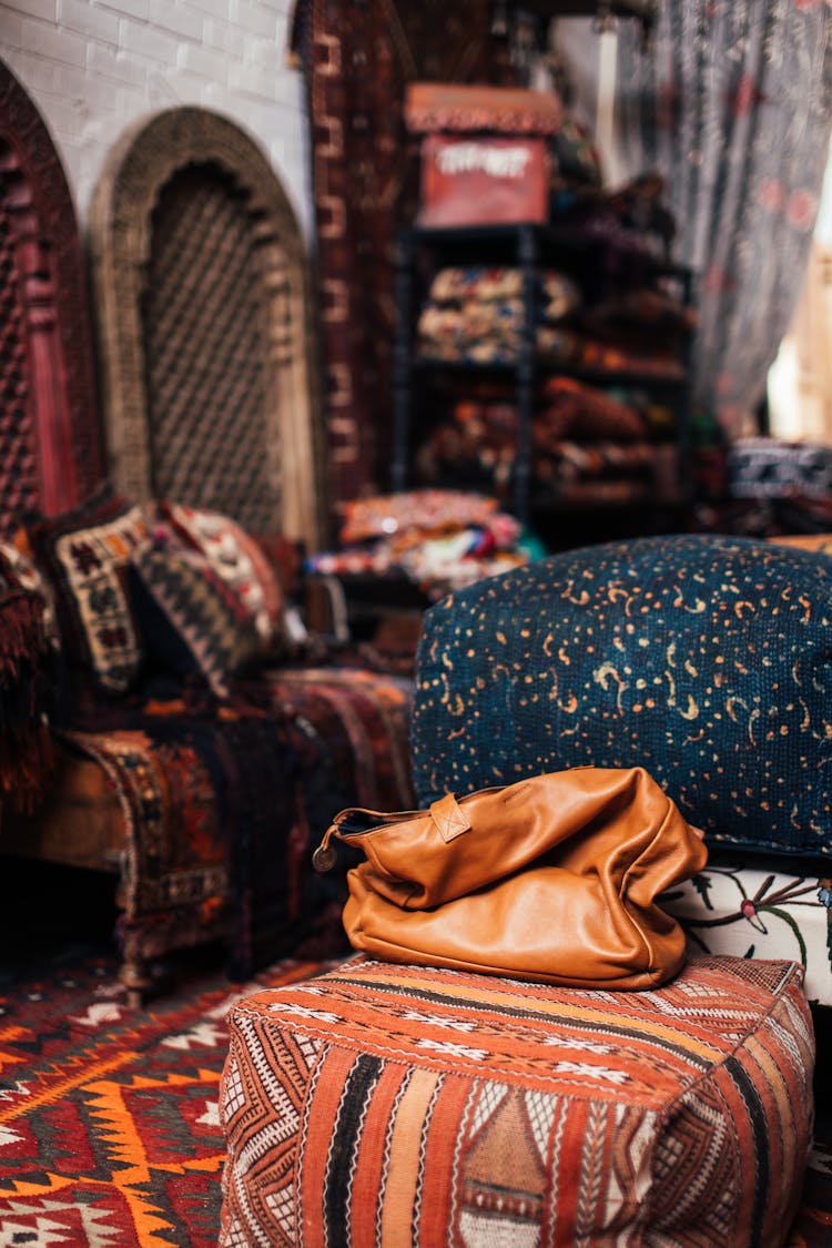 A Handbag In A Furniture Store 