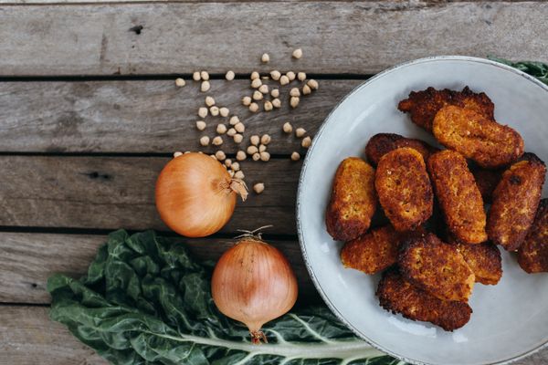 Panelle di ceci fritte, street food palermitano