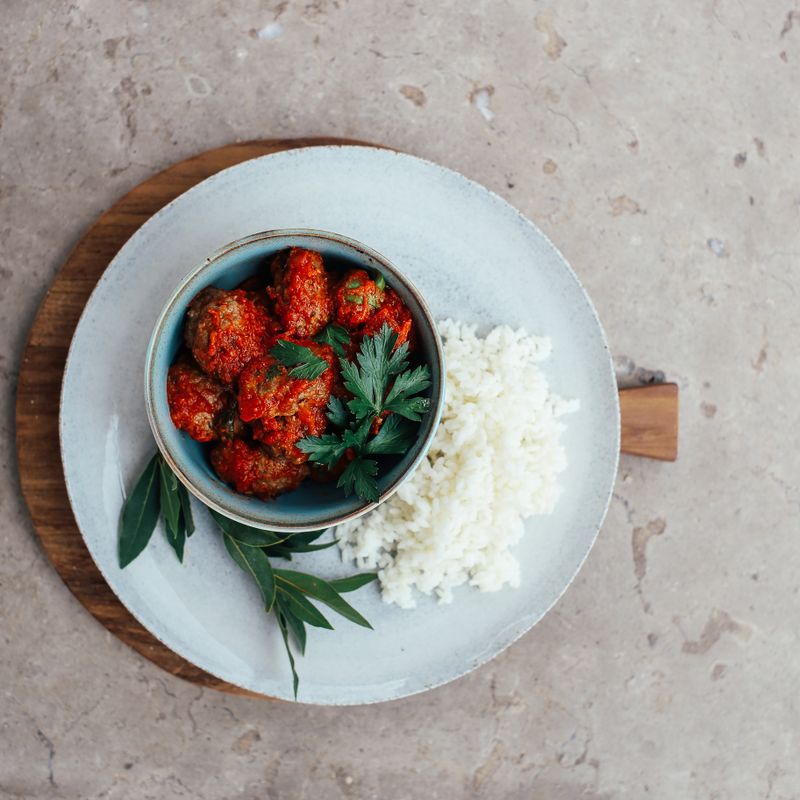 Ground Turkey and Rice Meatballs