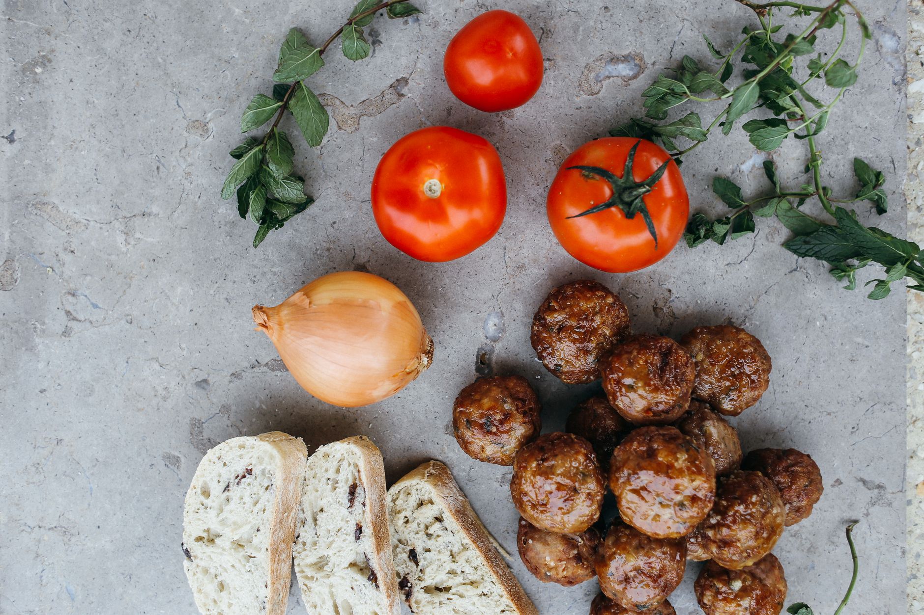 Golden toasted meatball sub with melted cheese