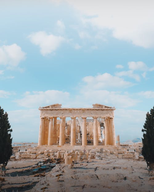 Gratis stockfoto met acropolis, architectuur, Athene