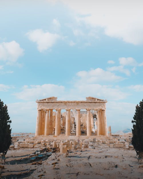 Foto profissional grátis de acrópole, ancião, arqueologia