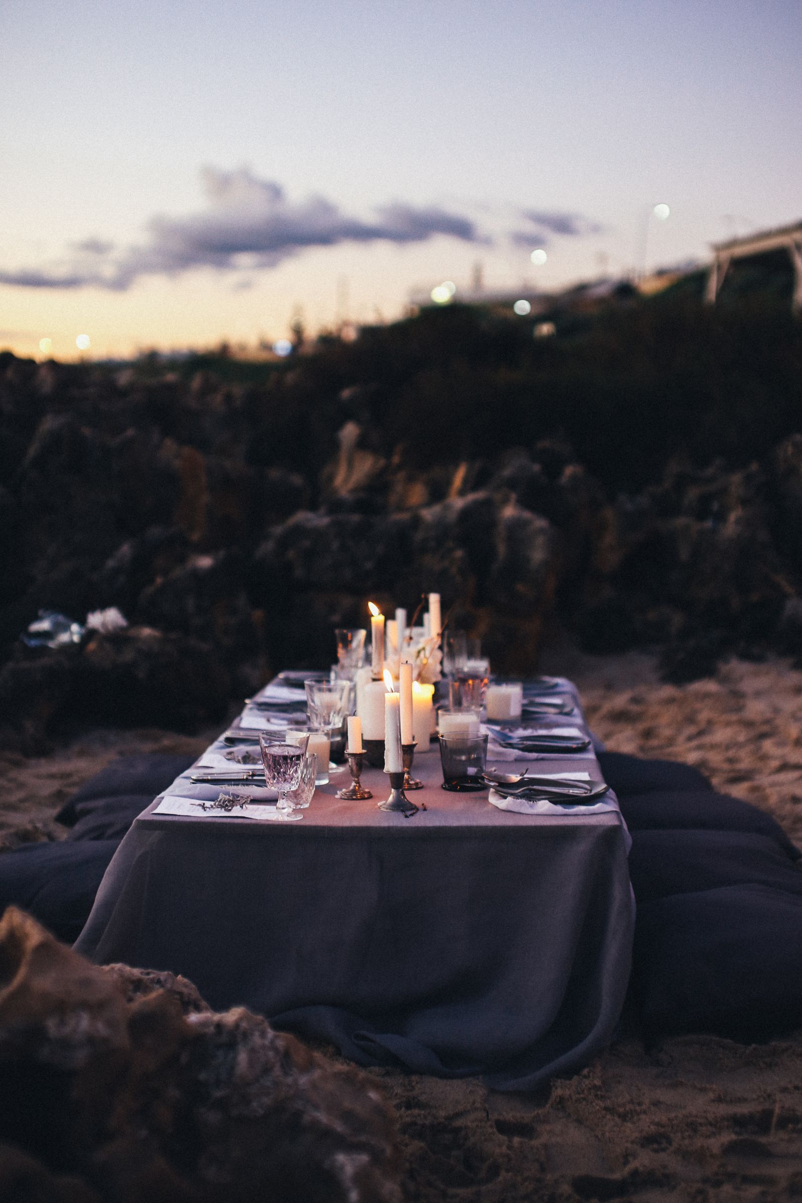 A long table