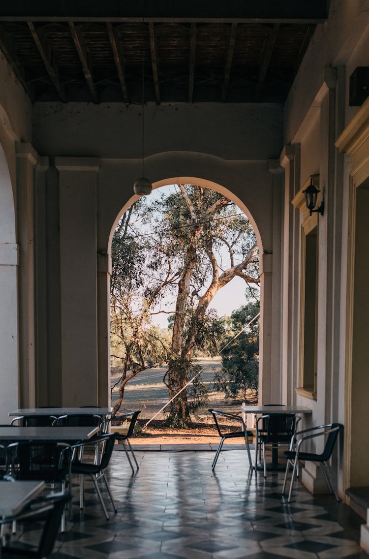 Patio Of Elegant Restaurant