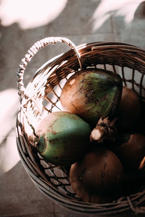 Foto profissional grátis de cesta, fechar-se, frutas