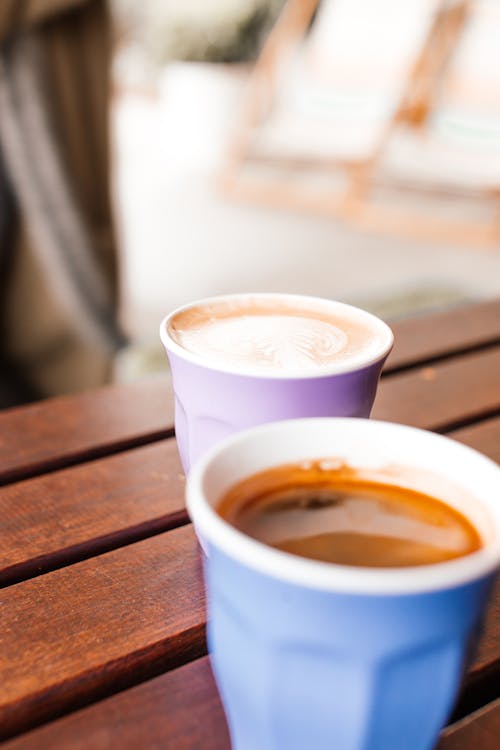Kostenloses Stock Foto zu cappuccino, espresso, heisses getränk