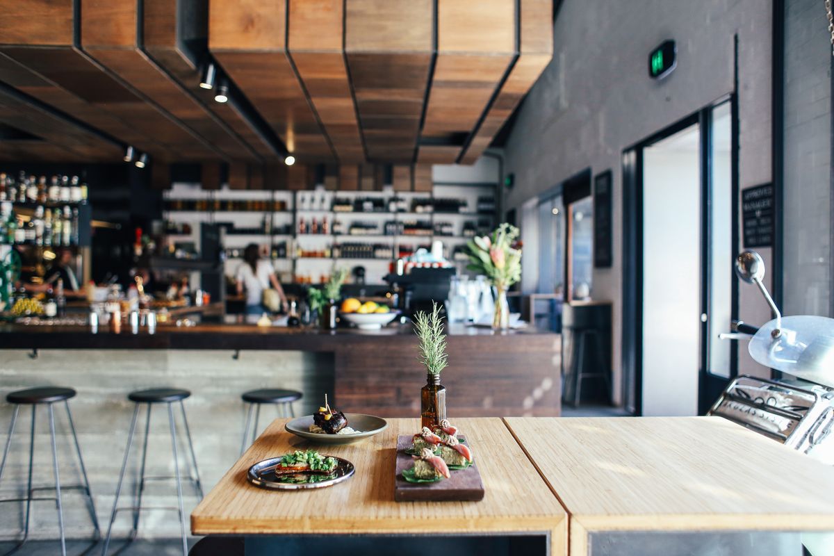 Interior of a Restaurant