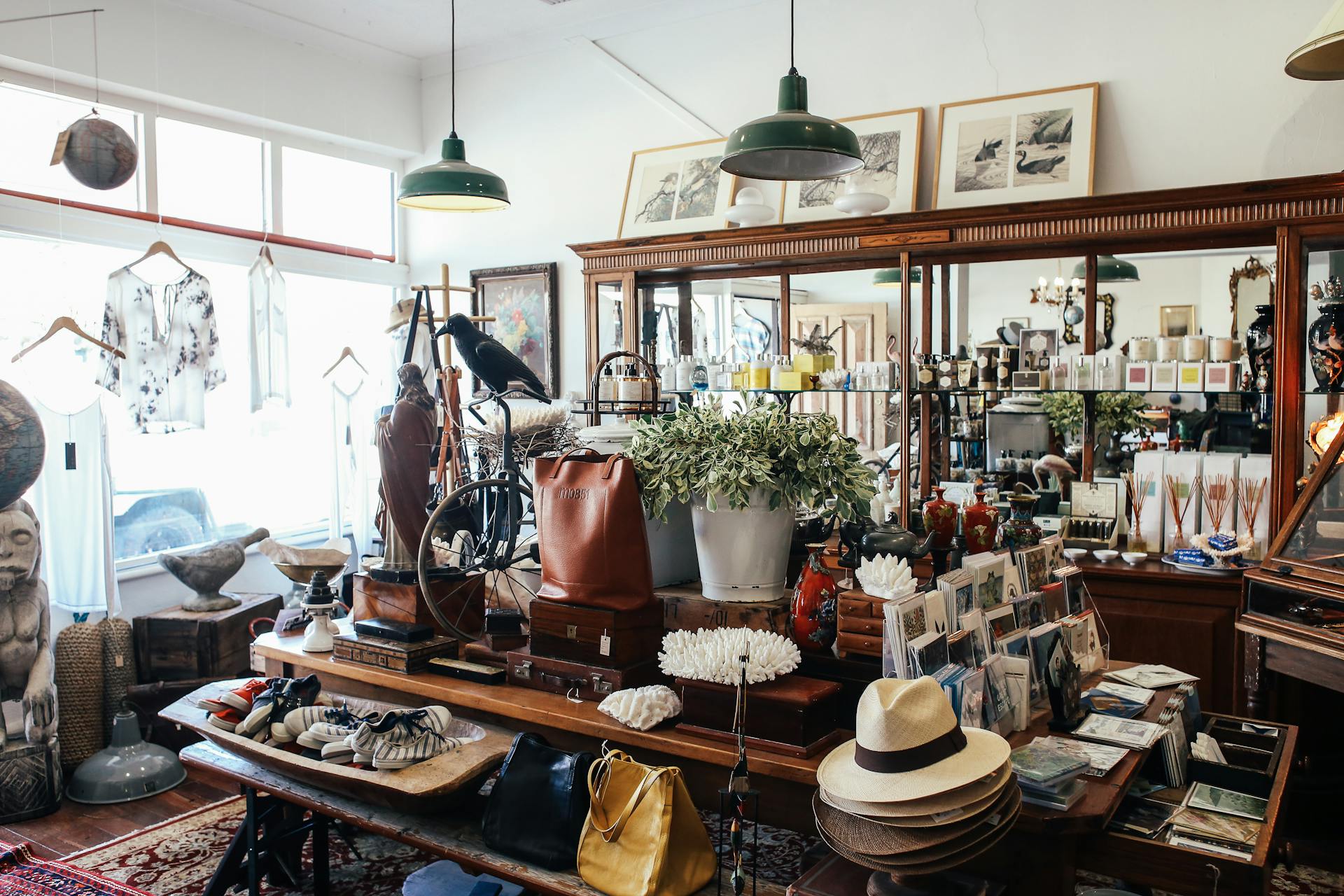 Store Interior with Antique Objects