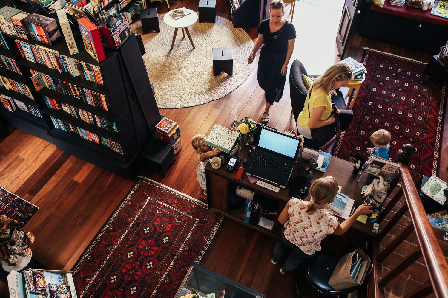 Bookstore interior
