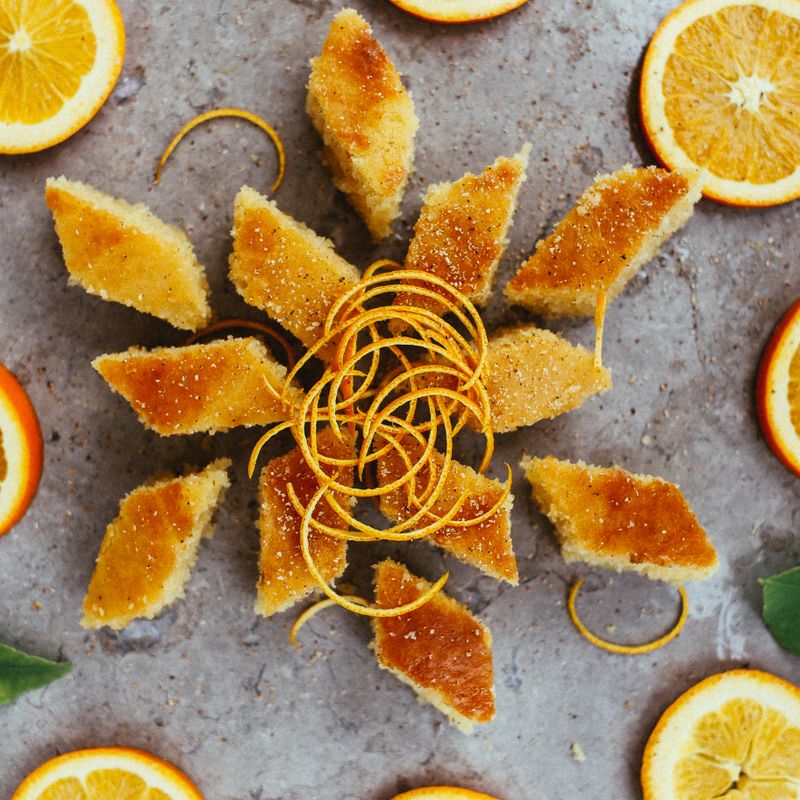 Madeleines with Orange Zest