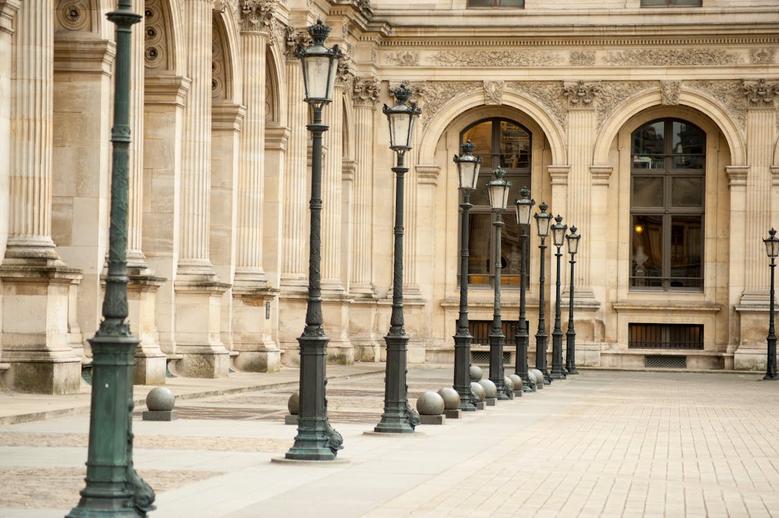 Free stock photo of louvre, paris