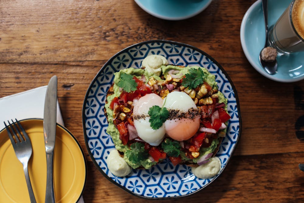 Avocado Salsa Breakfast Burritos