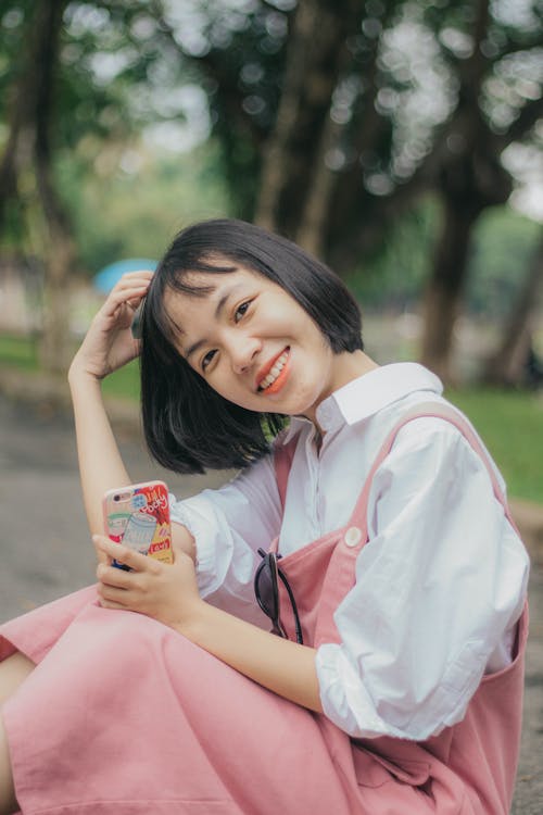 Gratis stockfoto met aantrekkelijk mooi, Aziatisch meisje, glimlachen