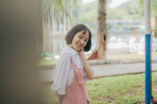 Free stock photo of 50mm, a park, asian girl Stock Photo