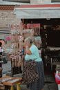 A Woman Selling Stylish Accessories