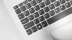 A Black Laptop Keyboard