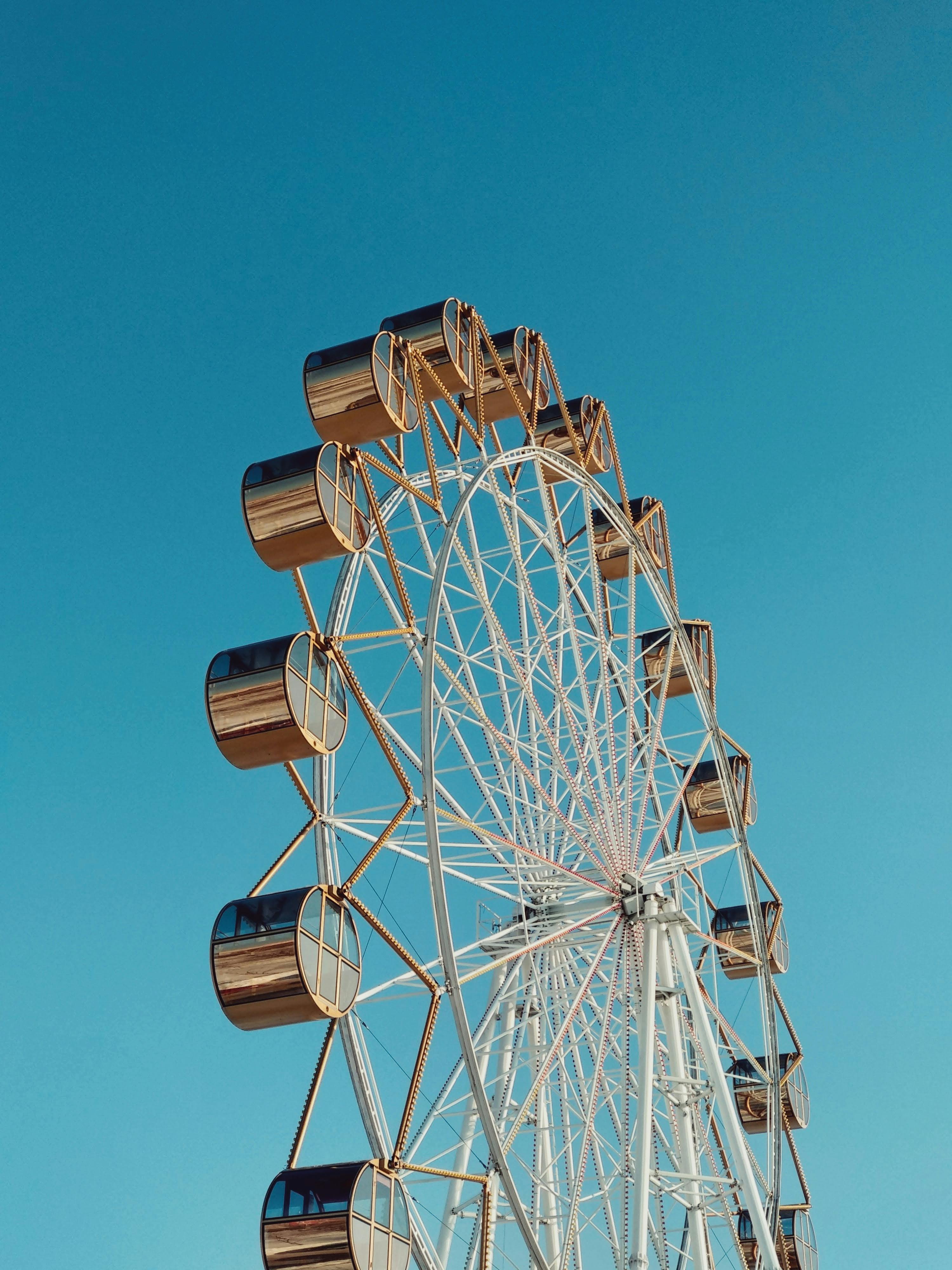 A Ferris Wheel Under the Blue Sky · Free Stock Photo