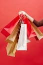 A Person Holding Shopping Bags