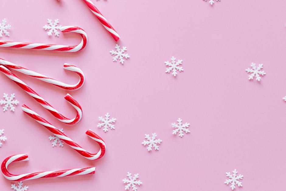 White and Red Candy Cane · Free Stock Photo