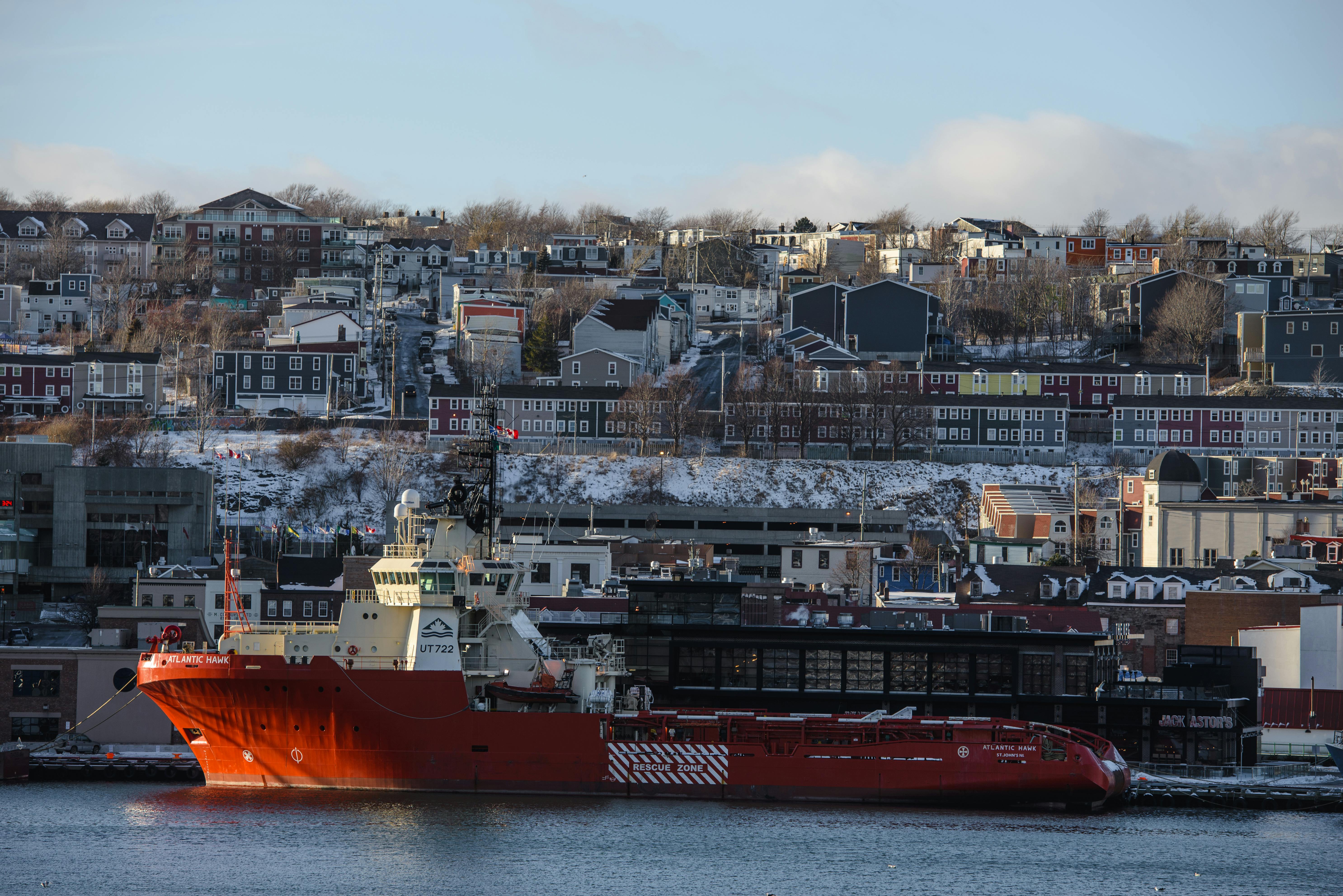 Free stock photo of downtown, harbor, newfoundland