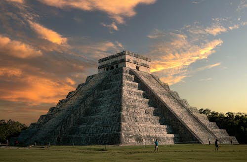 Foto d'estoc gratuïta de chichen itza, el castillo, fita