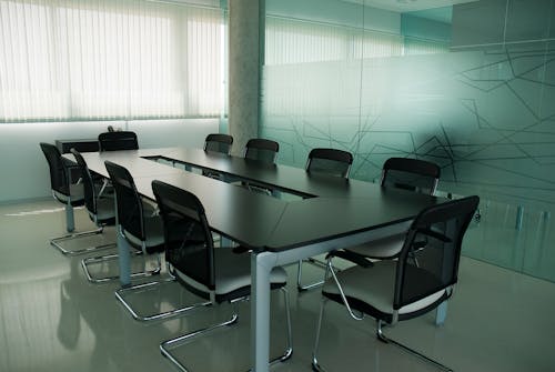 Table and Chairs in a Conference Room