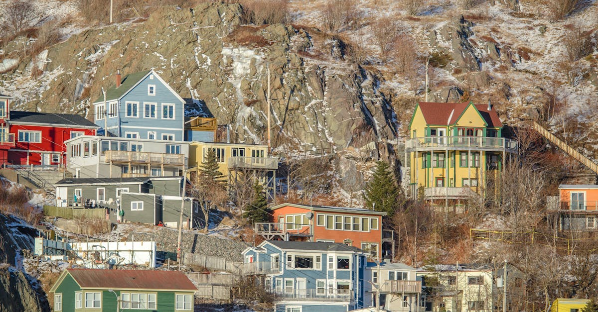 Free stock photo of battery, colorful houses, newfoundland