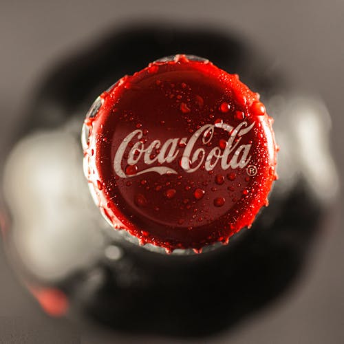 A Red Bottle Cap in Close-Up Photography