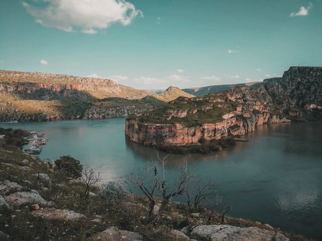Halfeti flooded village day — Gaziantep