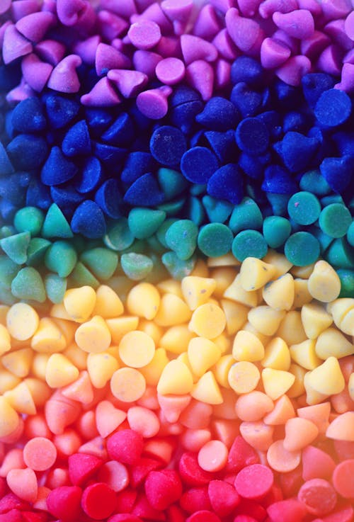 Colorful Candies in Close-up Photography