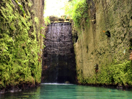 Free stock photo of calming, mini waterfall, nature Stock Photo