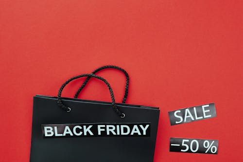 คลังภาพถ่ายฟรี ของ black friday, กระเป๋าช้อปปิ้ง, การขาย