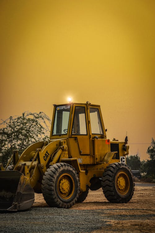 Yellow and Black Front Loader