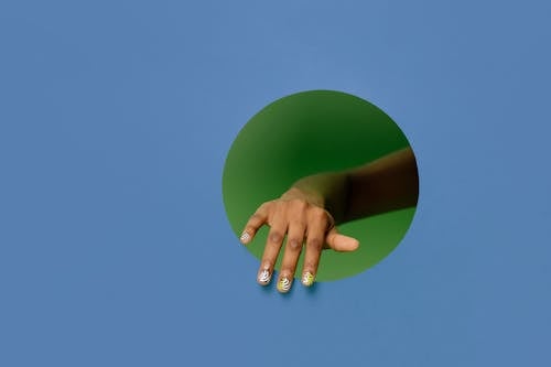 Woman Hand in Hole