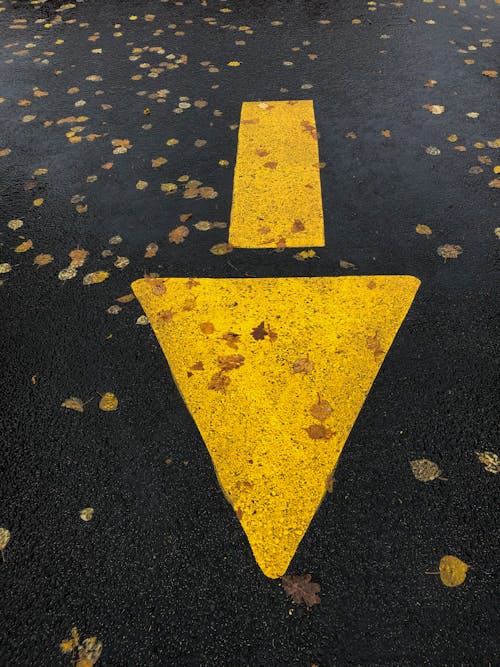Free stock photo of arrow, asphalt, direction
